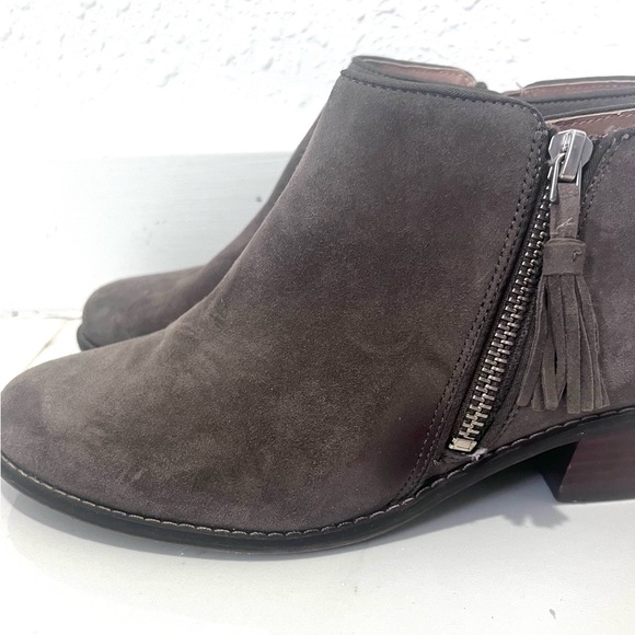 Vionic Serena Taupe Ankle Boots with Side Zipper 6 - Picture 4 of 9